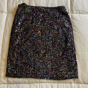 Sequin Mini Skirt